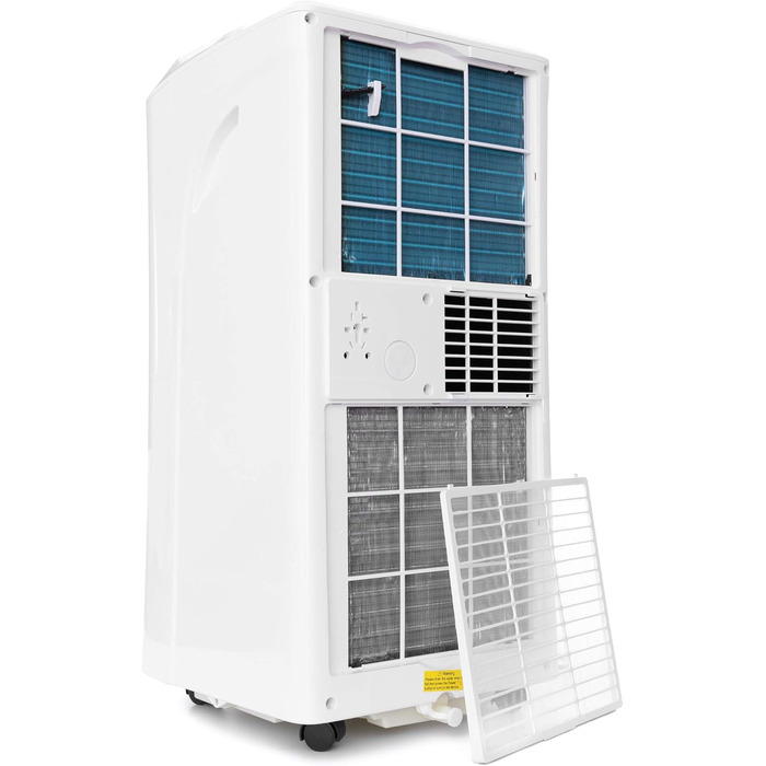 Мобільний кондиціонер IPOTOOLS 9000 BTU з витяжною голкою: охолодження, вентиляція, осушення. Білий