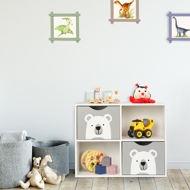 Relaxdays Children's Shelf Bear