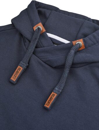 Чоловічий худі riverso Regular Fit RIVNiklas з перехресним коміром, темно-синій (Navy), розмір 3XL