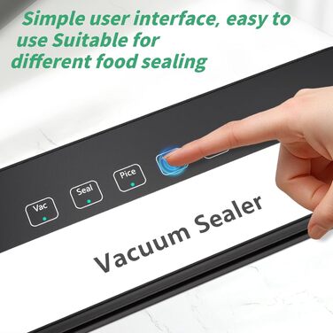Вакуумний пакувальник 6-в-1 для продуктів харчування, сухий/вологий режим, пристрій для запечатування з вакуумними пакетами