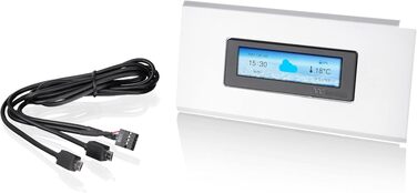 Корпус Thermaltake Ceres 500 TG ARGB Mid-Tower ATX/E-ATX, білий (Snow) з LCD-панеллю, 4 ARGB вентиляторами та USB-C