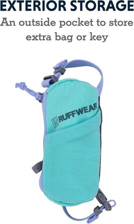 RUFFWEAR Stash Pouch Mini: компактний диспенсер для збору відходів собак, сірий Базальт, 12 x 5.7 см