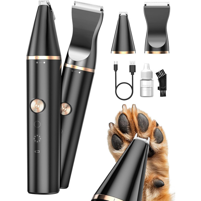 Триммер для догляду за лапами собак Oneisall Paw Trim Pro, IPX7, тиха, для лап, очей, вух, обличчя, тіла