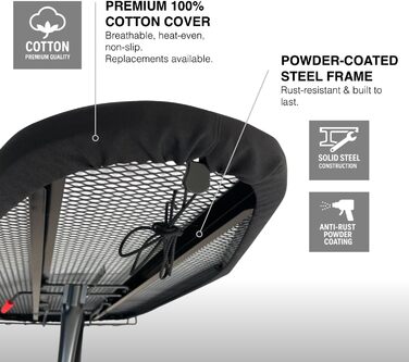 Покриття для прасувальної дошки Foxydry, чорне, м'яке, 108 x 48 см (Evo)