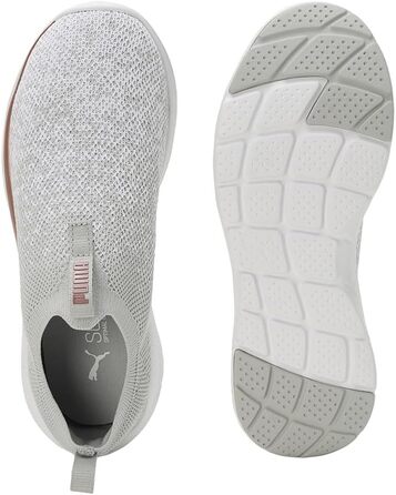 Жіночі кросівки Puma Softride Remi Slip-on для бігу та вулиці, 39 EU, сірий, білий, рожеве золото
