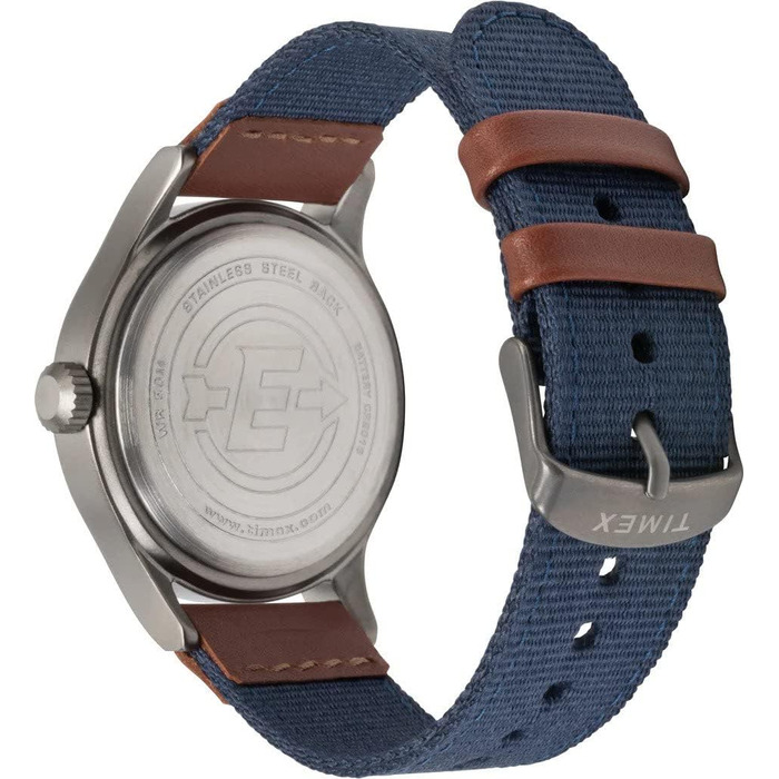 Годинник наручний Timex Expedition Scout, унісекс, аналоговий кварц, ремінець з нейлону, блакитний