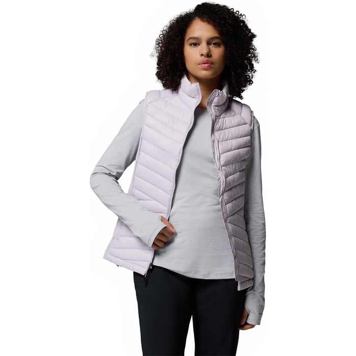 Жіночий жилет Columbia Powder Pass 3 Hybrid з пуховим наповнювачем, Bodywarmer (XL, Перламуровий лавандовий)