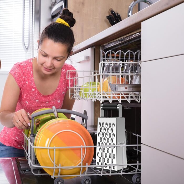 Тристороння овочева тертка з нержавіючої сталі, кухонна тертка, тертка для овочів, тертка для дрібного, середнього та мікро-дрібного натирання, тертка для картоплі, кухонна тертка для фруктів, овочів та сиру