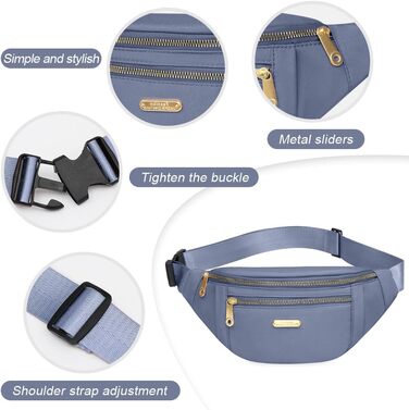 Гірчатка поясна водонепроникна для жінок та чоловіків, сумка через плече, поясна сумка, бірюзова