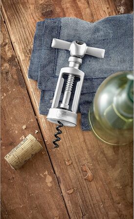 WMF Corkscrew, Wine Bottle Opener, Bottle Opener for Wine and Prosecco, Wine Opener