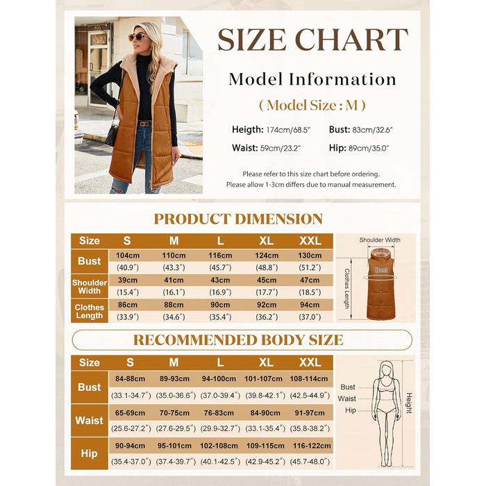 Жіноча тепла в'язана куртка з капюшоном Tuopuda, флісова підкладка, зимова куртка з капюшоном, тепла зимова куртка, повсякденна куртка з капюшоном, термо комір, блискавка, осінь/зима (світло-коричнева, S)