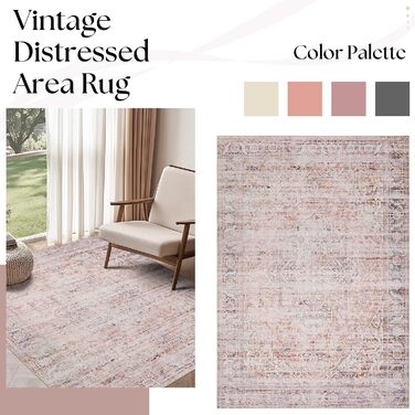 Килим миючий, штучна вовна, світло-бежевий, для дому, спальня, під ліжко, їдальня, під стіл, 152x244 см