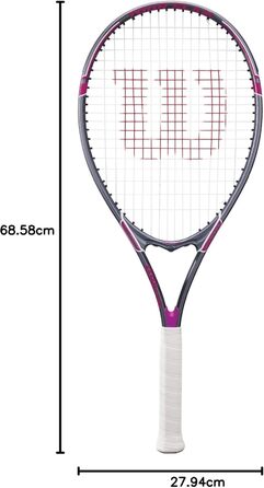 Тенісний ракетка Wilson Tour Slam для дорослих. Розмір ручки 3 - 4 3/8' зелено/чорний (Розмір ручки 2 - 4 1/4', рожевий / сірий)