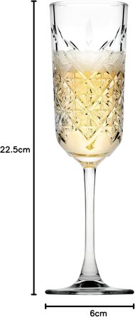 Кельхі для шампанського та просекко Pasabahce (4 шт., 175 мл) - кришталеві кельхі для шампанського, просекко та інших ігристих вин