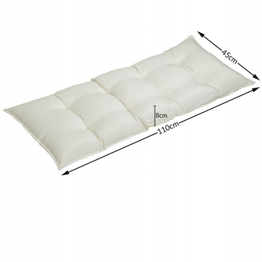Подушка Wideshop 110 x 45 x 8 см, біла