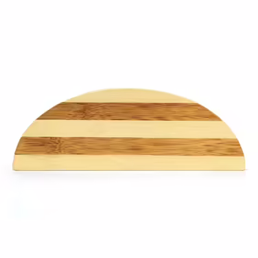 Relaxdays Bamboo Breakfast Tray, Striped