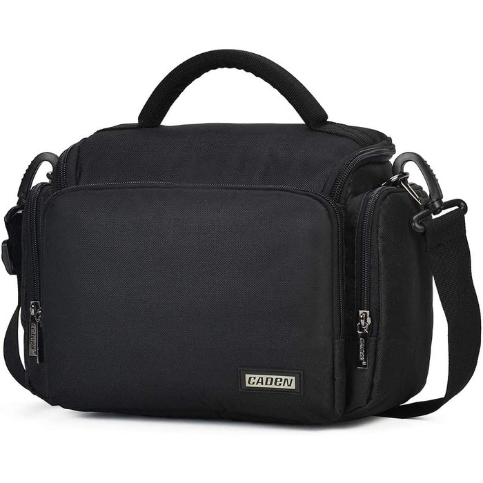 Сумка для камери CADeN: водонепроникна, для Canon, Nikon, Sony SLR/DSLR, об'єктиви та аксесуари, чорна, L