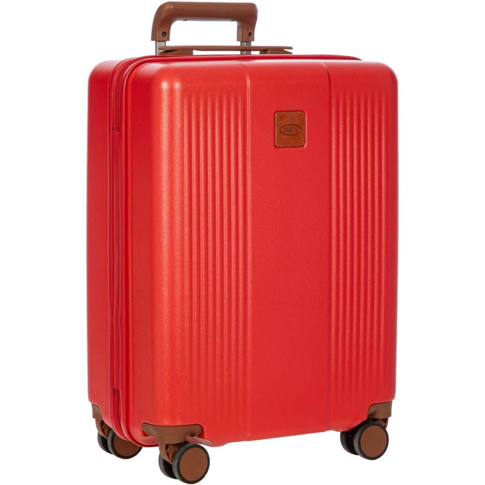 Чемодан на колесах Bric's Ferrara 67 см, чорний (червоний)