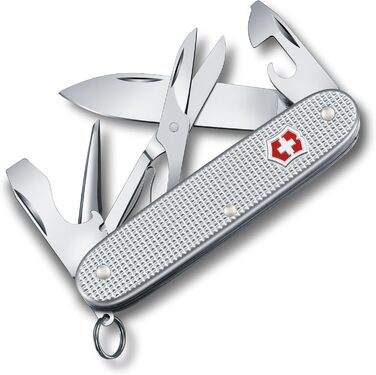 Мультитул Victorinox Pioneer X - Швейцарський ніж, 9 функцій, сталь, срібний