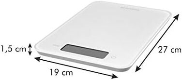 Кухонні ваги Tescoma ACCURA, 5 кг, цифрові, 20 x 2.8 x 31 см