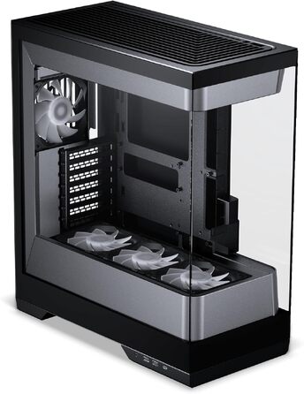 Корпус для ПК Phanteks Evolv S2 Midi-Tower, E-ATX, чорний, панорамне скло, RGB, Back-Connect, 4 вентилятори 120 мм