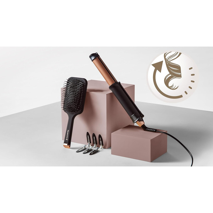 Випрямляч та локонів Remington ONE S6078 [2-в-1 Мультистайлер] з цифровим дисплеєм 150-230°C, включаючи щітку, кліпси та рукавичку