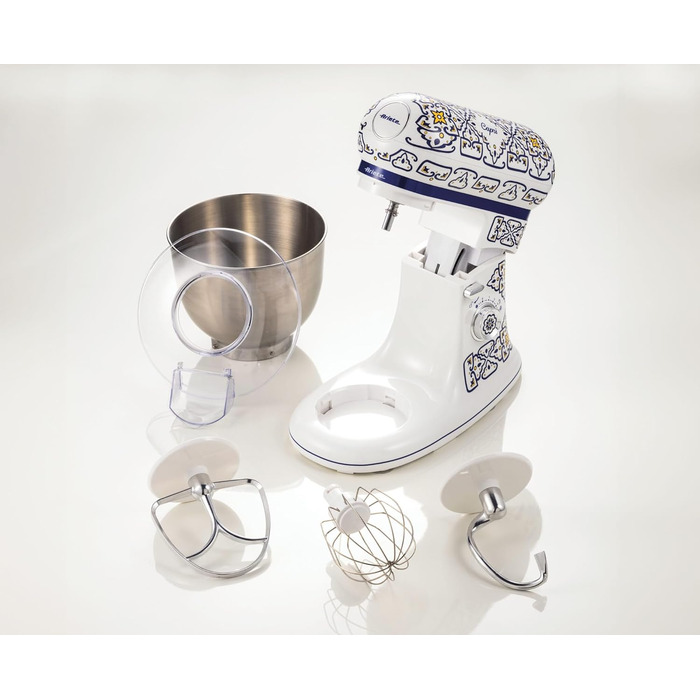 Ariete Stand Mixer 1588, Capri blue and white