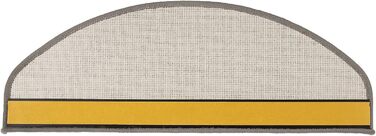 Килимок на сходи ETM Original, набір 15 шт., 20 кольорів та 20 моделей, 23,5 x 65 см (Бежевий, Лондон-зелений)