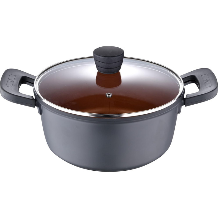 Сковорода San Ignacio Bronze 28x28 см з антипригарним покриттям, литий алюміній, для всіх типів плит