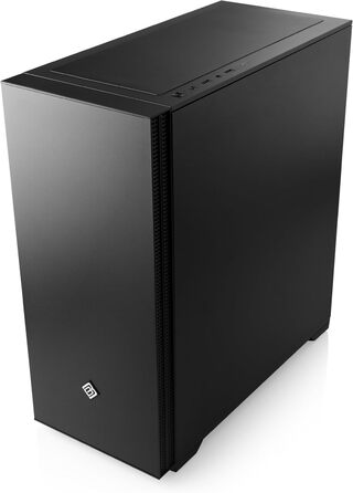 Корпус для ігрового ПК VITRUM PRO - Midi Tower з RGB підсвічуванням, скляна бічна панель, встановлені вентилятори, підтримка ATX, mATX, Mini-ITX, білий, CRONOS II Silent