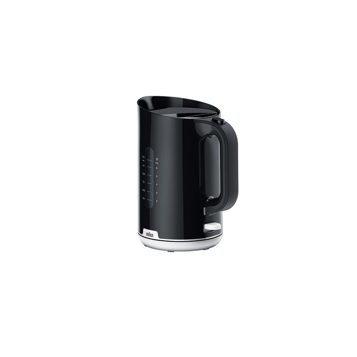 Електричний чайник Braun Household Breakfast1 Collection WK1100BK, 1.7 л, 2200 Вт, з фільтром від накипу, чорний
