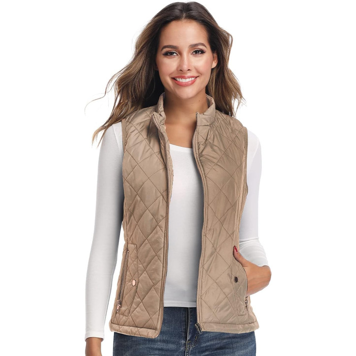 Жіноча куртка LONGKING: легка, з капюшоном, тепла, великий розмір XL, хакі