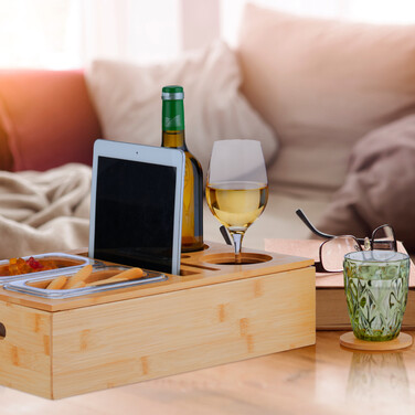 Relaxdays Bamboo Couch Table
