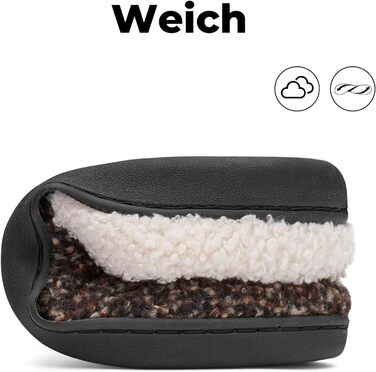 Тапочки зимові Mishansha для чоловіків та жінок, утеплені, з пам'яттю, з плюшу, білі (40/41 EU, Кофе)