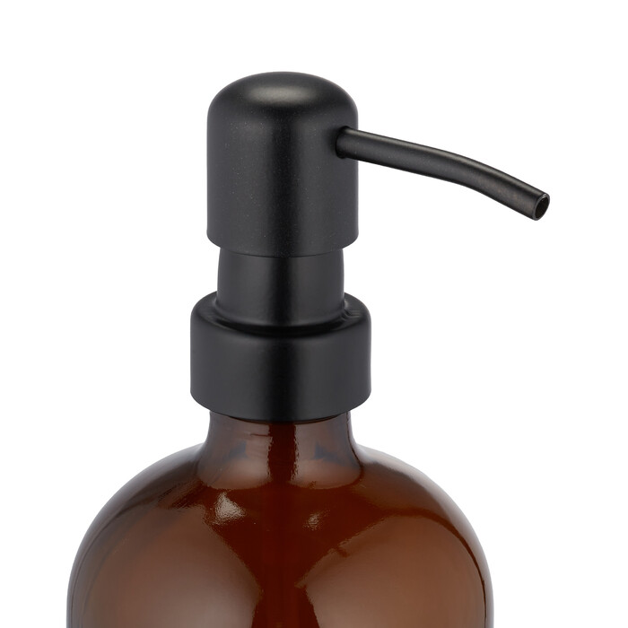 Relaxdays Glass Soap Dispenser 2-Piece Set