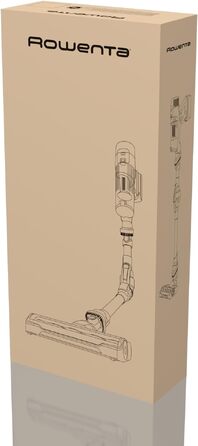 Акумуляторний вертикальний пилосос Rowenta X-Force Flex 9.60 Complete RH2099WO, 100 AW, з LED-підсвіткою та повним набором насадок, червоний