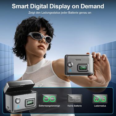 Акумулятор Homesuit EN-EL15c/a/15 (2шт) з LCD зарядним пристроєм для камер Nikon Z5, Z6, Z6II, Z6III, Z7, Z8, D7500, D7000, D7100, D7200, D500, D600, D610, D750, D780, D800, D810, D800E, D810A, D850