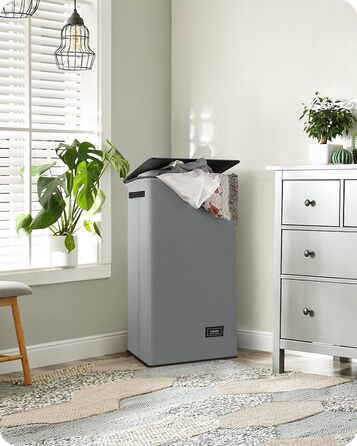 SOLEDI 100L Laundry Basket, Laundry Hamper with Lid and Laundry Bag - Large Laundry Sorter for Bathroom, Bedroom, Laundry Room, Kids' Room