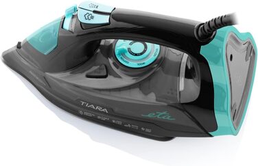 ETA Steam Iron Tiara 2 2600 W with Eloxium Soleplate, Self-Cleaning, Anti-Calc, Iron with Automatic Shut-off