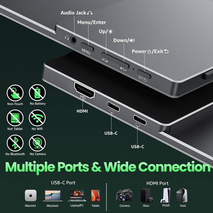 Портативний монітор 15.6