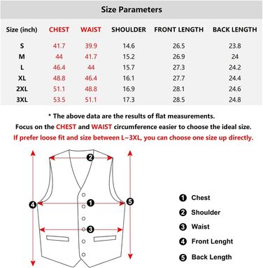 Костюмний жилет DiBanGu 5 шт. (жилет, краватка, нагрудна хустинка, запонки, кільце для краватки) XL, зелений/чорний