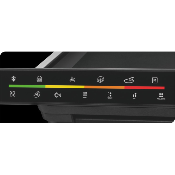 Електричний контактний гриль Zelmer ZPR2600, чорний, 2000 Вт