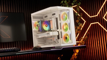 Корпус ATX KRUX Empero White, 4 вентилятори 120мм ARGB, тип 