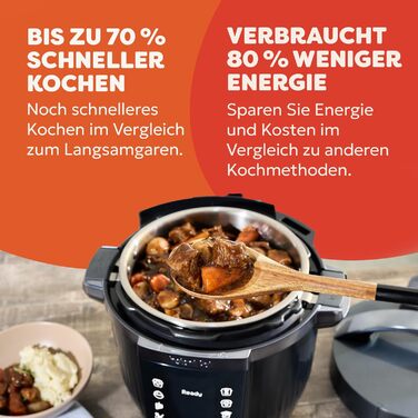 Мультиварка Instant Pot Plus 9-в-1 з нержавіючої сталі, 5.7 л – мультикочер, пароварка, рисоварка, йогуртниця, функція Vacuum, Sterilizer, Wi-Fi