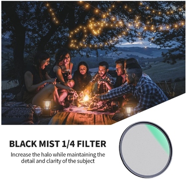 Дифузійний фільтр K&F Concept Nano-X Black Mist 1/4 (58 мм)