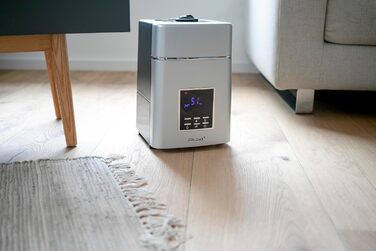 Зволожувач повітря Steba LB 5 з ультразвуковим зволоженням, 6 л бак, таймер 12 год, 3 швидкості