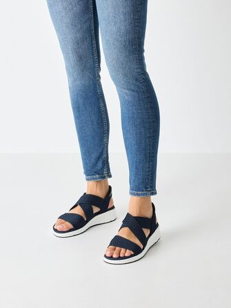 Босоніжки жіночі Tamaris 8-88724-44 Wide Fit, сині (38 EU) - Широка повнота