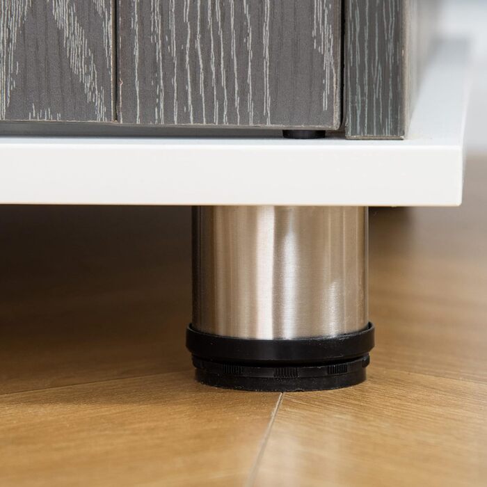 Будка для собак PawHut - дерев'яний вольєр для собак середніх та маленьких порід, 85 x 55 x 75 см, сірий+білий