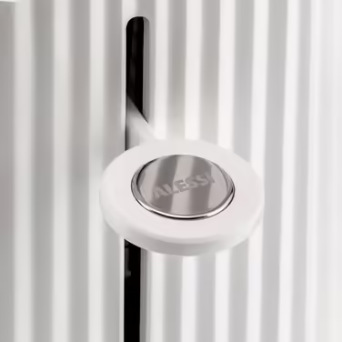 Тостер Alessi Plissé MDL08 W, 850 Вт, білий, 6 режимів, термопластик, європейська вилка, дизайнерський