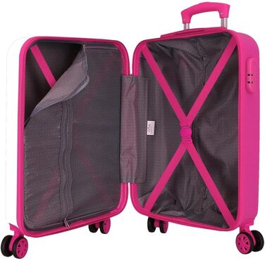 Чемодан Disney Stitch Moods, 50 см, ABS пластик, кодований замок, 4 колеса, ручна поклажа